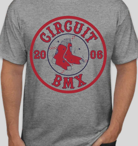 Circuit BMX “Dirt Sox”  Gray T shirt